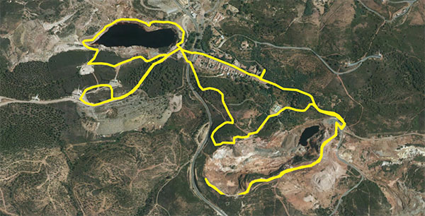 Ruta en Minas y Molinos de Viento de Tharsis